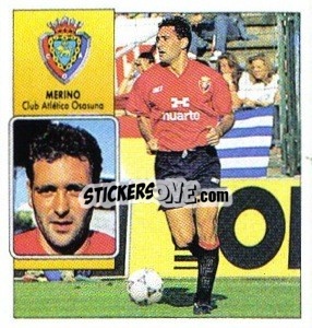 Cromo Merino - Liga Spagnola 1992-1993
 - Colecciones ESTE