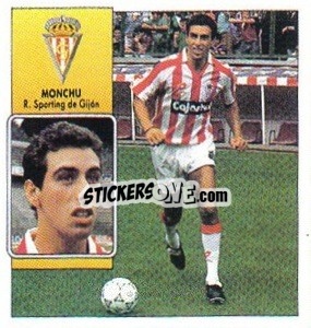 Sticker Monchu - Liga Spagnola 1992-1993
 - Colecciones ESTE