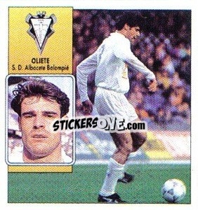Cromo Oliete - Liga Spagnola 1992-1993
 n. 9 - Colecciones ESTE
