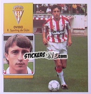 Sticker Ovidio - Liga Spagnola 1992-1993
 - Colecciones ESTE