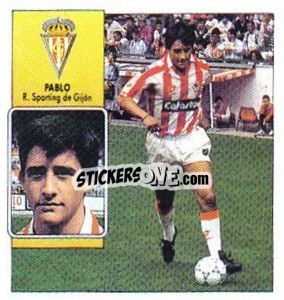 Sticker Pablo - Liga Spagnola 1992-1993
 - Colecciones ESTE