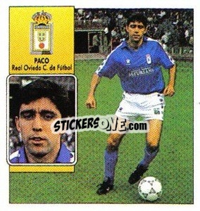 Cromo Paco - Liga Spagnola 1992-1993
 - Colecciones ESTE