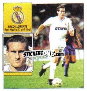 Sticker Paco Llorente - Liga Spagnola 1992-1993
 n. 245 - Colecciones ESTE