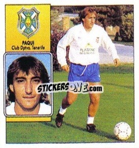 Sticker Paqui - Liga Spagnola 1992-1993
 - Colecciones ESTE