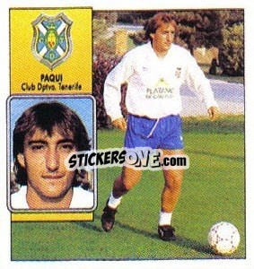 Cromo Paqui - Liga Spagnola 1992-1993
 - Colecciones ESTE