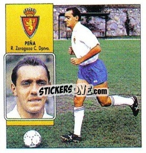 Cromo Peña - Liga Spagnola 1992-1993
 - Colecciones ESTE