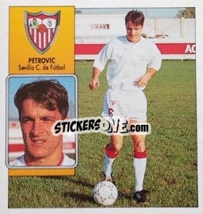 Sticker Petrovic - Liga Spagnola 1992-1993
 n. 322 - Colecciones ESTE