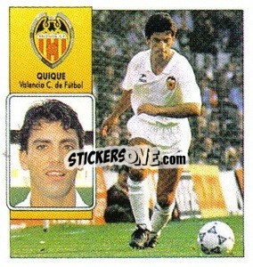 Sticker Quique - Liga Spagnola 1992-1993
 n. 380 - Colecciones ESTE