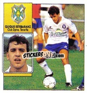 Sticker Quique Estebaranz - Liga Spagnola 1992-1993
 - Colecciones ESTE