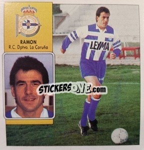 Cromo Ramon (Pintado, double imagen) - Liga Spagnola 1992-1993
 - Colecciones ESTE