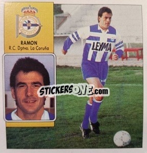 Sticker Ramon (Pintado, double imagen) - Liga Spagnola 1992-1993
 n. 137 - Colecciones ESTE