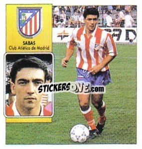 Figurina Sabas - Liga Spagnola 1992-1993
 n. 223 - Colecciones ESTE