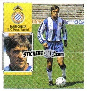 Cromo Santi Cuesta (coloca) - Liga Spagnola 1992-1993
 - Colecciones ESTE
