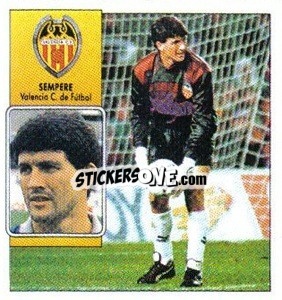 Cromo Sempere - Liga Spagnola 1992-1993
 - Colecciones ESTE