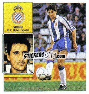 Sticker Sergio - Liga Spagnola 1992-1993
 - Colecciones ESTE