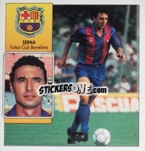Sticker Serna - Liga Spagnola 1992-1993
 - Colecciones ESTE