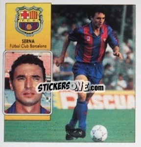 Sticker Serna - Liga Spagnola 1992-1993
 n. 23 - Colecciones ESTE