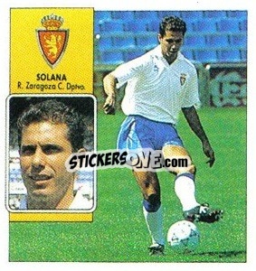 Sticker Solana - Liga Spagnola 1992-1993
 - Colecciones ESTE
