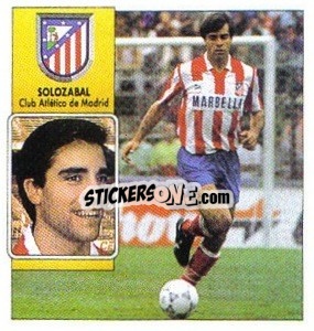 Cromo Solozabal - Liga Spagnola 1992-1993
 n. 208 - Colecciones ESTE