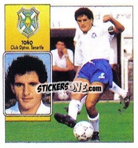 Cromo Toño - Liga Spagnola 1992-1993
 - Colecciones ESTE