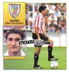 Sticker Valverde - Liga Spagnola 1992-1993
 - Colecciones ESTE