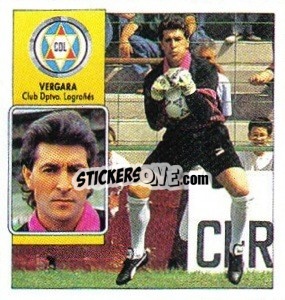 Sticker Vergara - Liga Spagnola 1992-1993
 - Colecciones ESTE