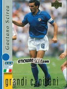 Sticker Gaetano Scirea - Leggenda Azzura n. 9 - Upper Deck