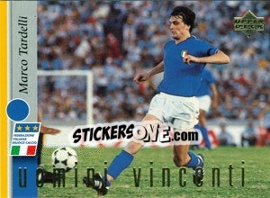 Sticker Marco Tardelli - Leggenda Azzura - Upper Deck