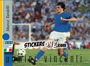 Sticker Marco Tardelli - Leggenda Azzura n. 18 - Upper Deck
