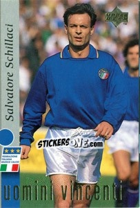 Sticker Salvatore Schillaci - Leggenda Azzura - Upper Deck