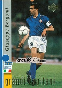 Sticker Giuseppe Bergomi - Leggenda Azzura n. 11 - Upper Deck