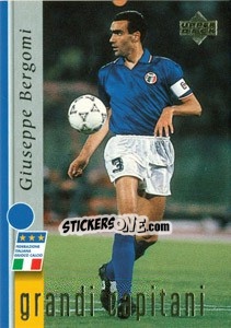 Sticker Giuseppe Bergomi - Leggenda Azzura - Upper Deck