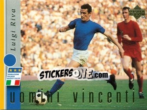 Sticker Luigi Riva - Leggenda Azzura n. 15 - Upper Deck