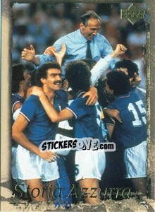 Sticker Campioni del Mondo 1982 - Leggenda Azzura - Upper Deck