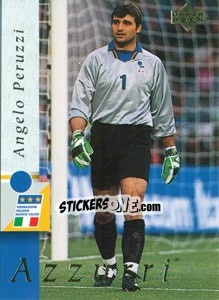 Sticker Angelo Peruzzi - Leggenda Azzura n. 25 - Upper Deck