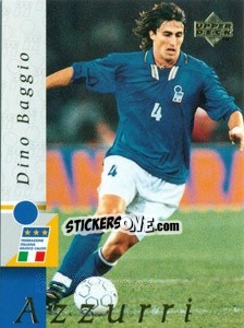 Sticker Dino Baggio - Leggenda Azzura - Upper Deck