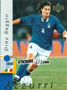 Sticker Dino Baggio - Leggenda Azzura n. 32 - Upper Deck