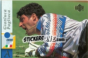 Sticker Gianluca Pagliuca - Leggenda Azzura - Upper Deck