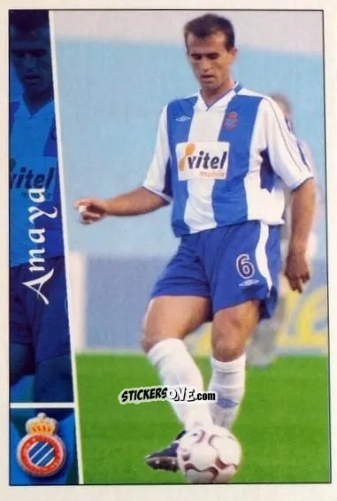 Cromo Amaya - Las fichas de la Liga 2002-2003
 n. 610 - Mundicromo