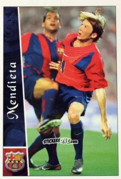 Cromo Mendieta - Las fichas de la Liga 2002-2003
 n. 95 - Mundicromo