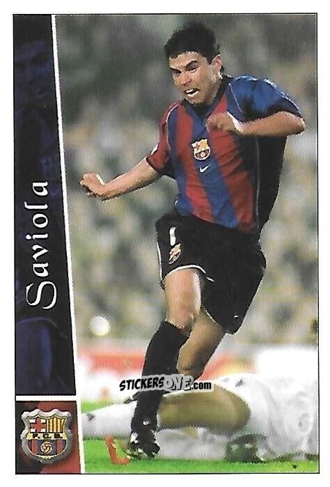 Cromo Saviola - Las fichas de la Liga 2002-2003
 n. 103 - Mundicromo