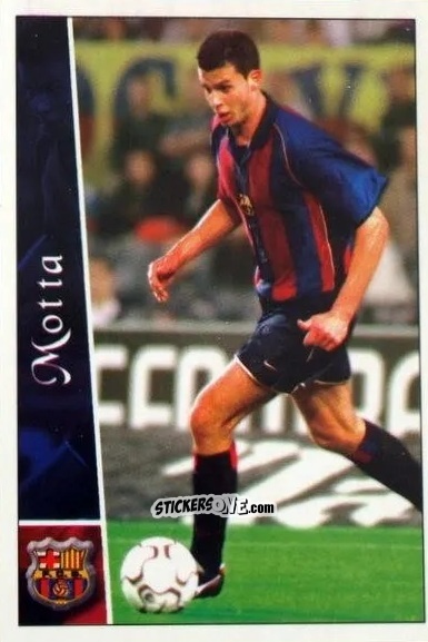 Cromo Thiago Motta - Las fichas de la Liga 2002-2003
 n. 92 - Mundicromo