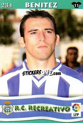 Sticker Benitez - Top Liga 2002-2003
 n. 234 - Mundicromo