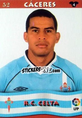 Sticker Caceres - Top Liga 2002-2003
 n. 52 - Mundicromo