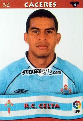 Figurina Caceres - Top Liga 2002-2003
 - Mundicromo