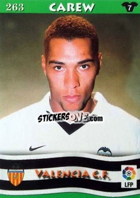 Sticker Carew - Top Liga 2002-2003
 - Mundicromo