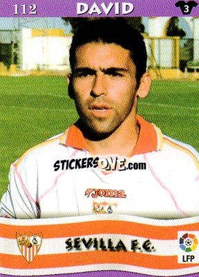 Sticker David - Top Liga 2002-2003
 n. 112 - Mundicromo