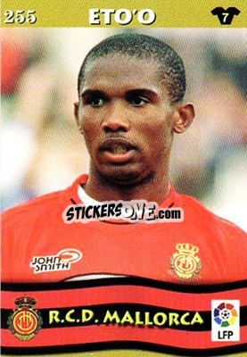 Sticker Eto'o - Top Liga 2002-2003
 n. 255 - Mundicromo