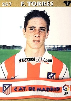 Sticker Fernando Torres - Top Liga 2002-2003
 n. 257 - Mundicromo
