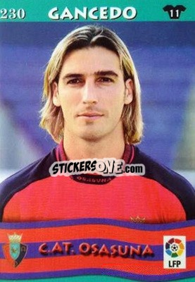 Sticker Gancedo - Top Liga 2002-2003
 - Mundicromo